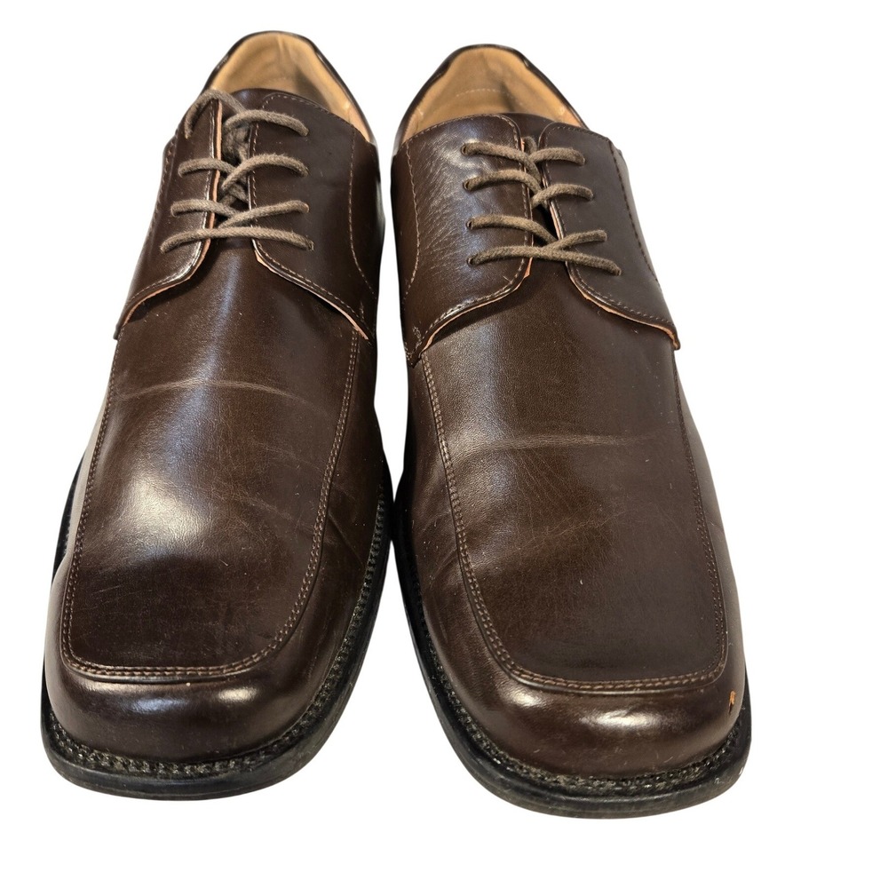 Bruno Marc New York Goldman-01 Mens Dress Shoes Brown Square Toe Size 12